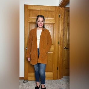 American Eagle Rusty Orange Cardigan